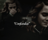 Hermione Granger using the Confundus Charm