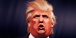 Artist Rendering of an angry Donald Trump